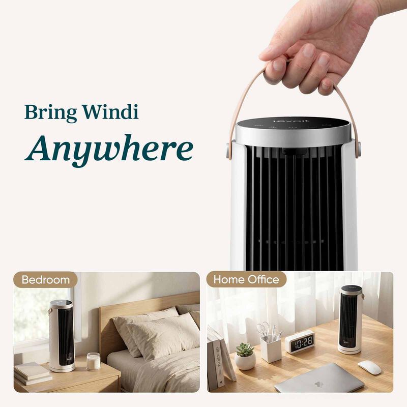 LEVOIT Windi Mini Tower Fan -white LV-MINIWINDI-WH-image 6