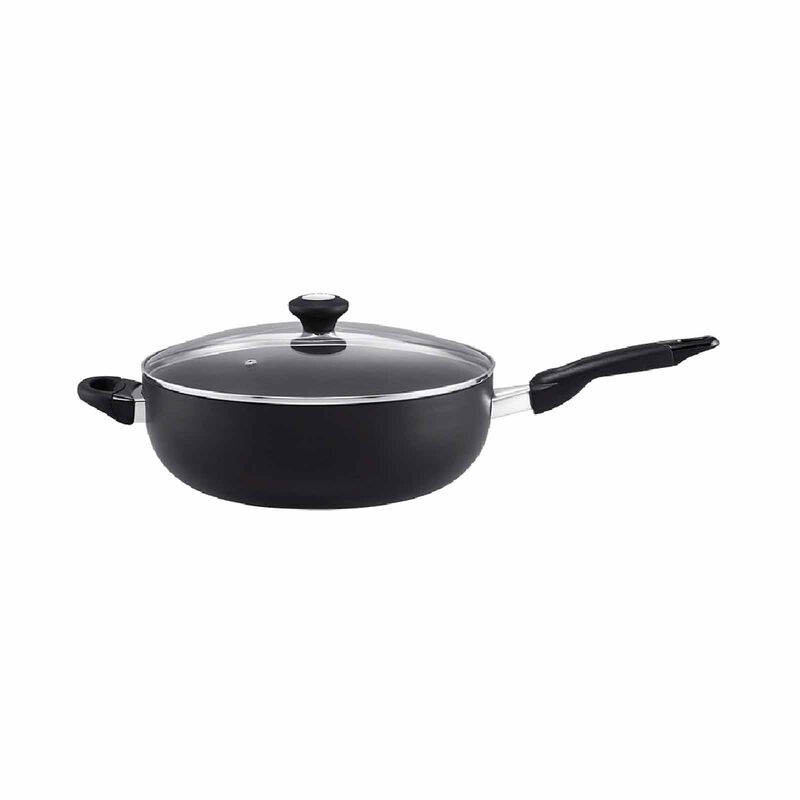 MEYER Cook N Look Nonstick 30cm | 6.2l Chef's Pan With Glass Lid And Helper Handle 11323-image 1