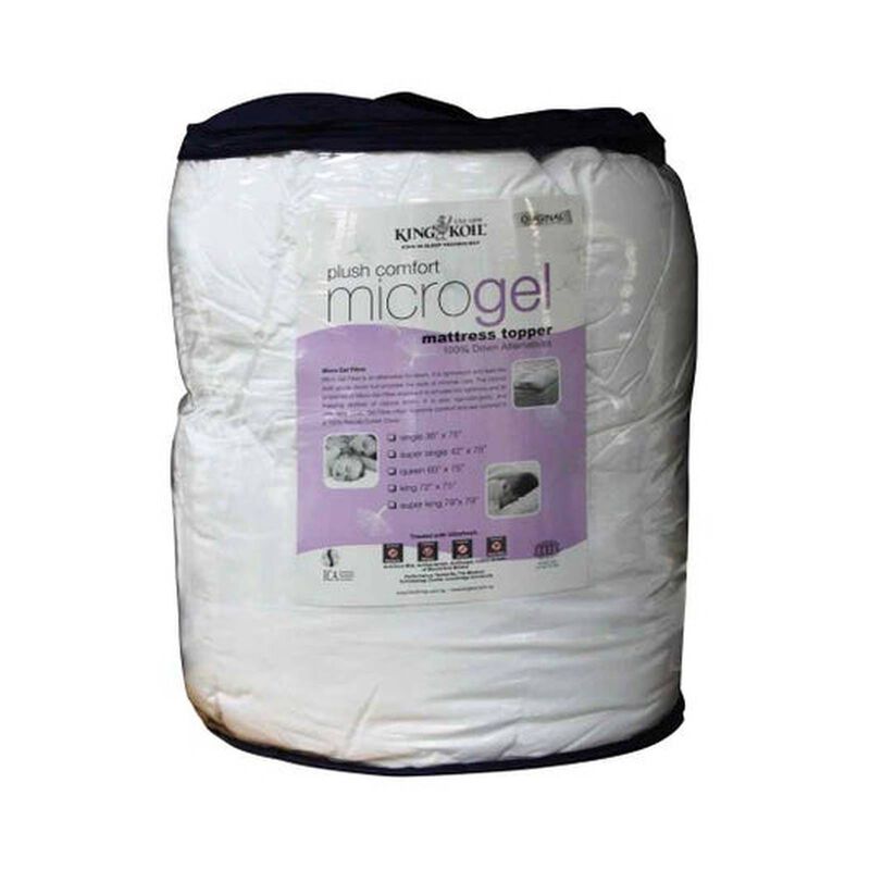 KINGKOIL Kk Microgel Collection Basic Topper &ndash; Queen Size MICRO GEL COLLECTION-image null