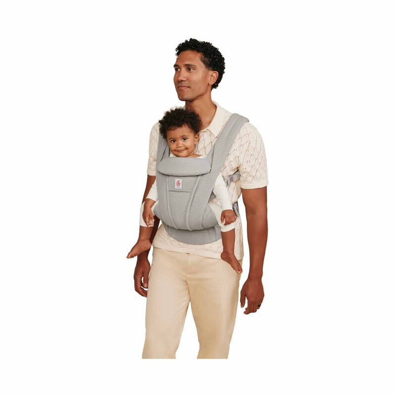 ERGOBABY Omni Deluxe All In One Mesh Baby Carrier - Pearl Grey - Online Exclusive BCODMPRLGRY-image 3