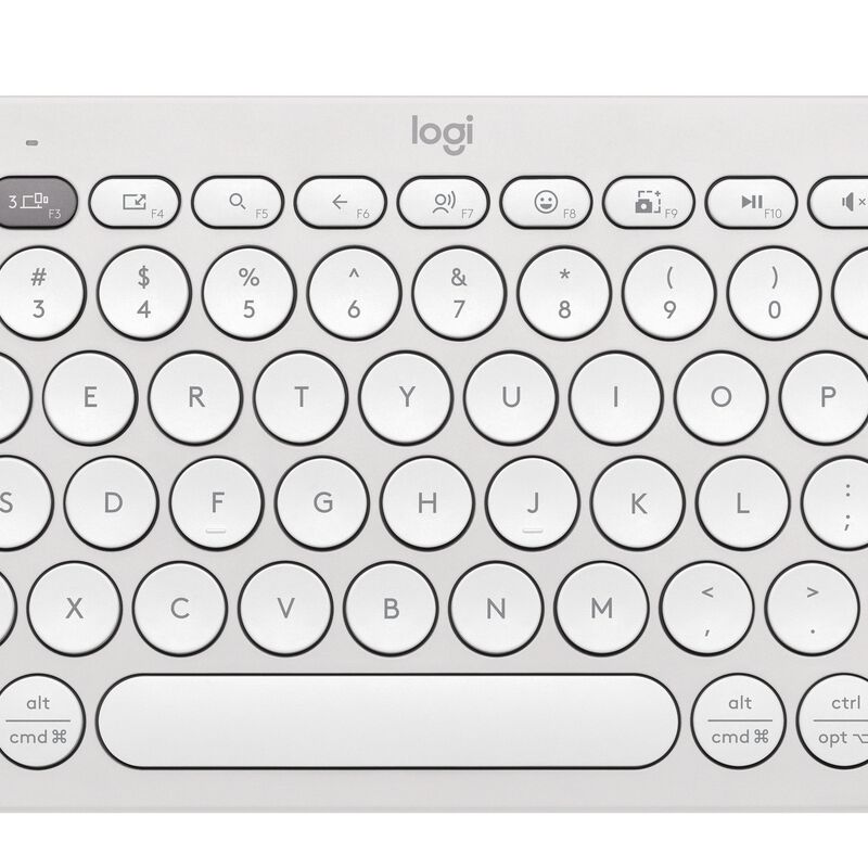 LOGITECH Pebble Keys 2 K380s - Tonal White 920-011754-image 1