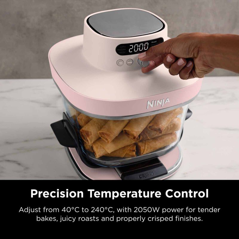 NINJA Crispi Pro Countertop Glass Air Fryer - Cyberspace AS101SMBL-image 5