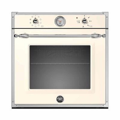 BERTAZZONI 60cm Electric Built-in Oven (ivory And Chrome Finish) F609HEREKTAX