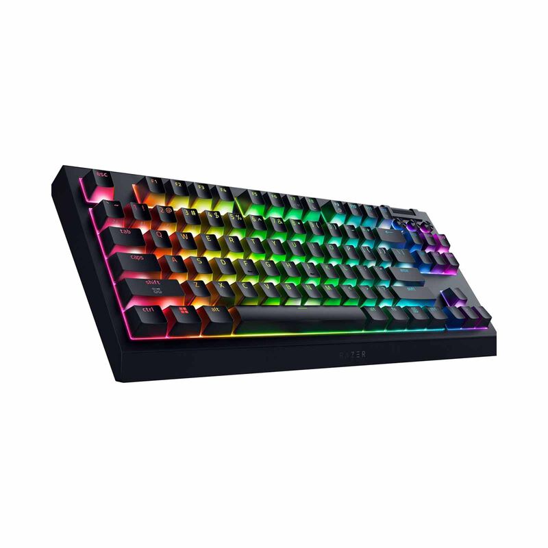 RAZER Blackwidow V4 Tenkeyless Hyperspeed - Hot-swappable Wireless Mechanical Gaming Keyboard (orange Tact RZ03-05480100-R3M1-image 8
