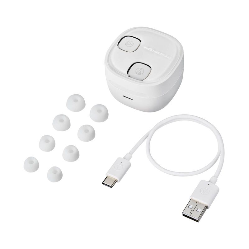 AUDIO TECH True Wireless Headphone White ATH-SQ1TW2 WH-image 4