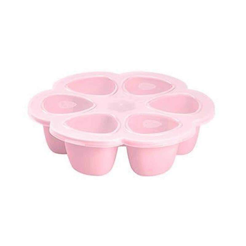 BEABA Silicone Freezer Tray 6 X 90ml - Pink (online) MULTIPORTIONS-image 5