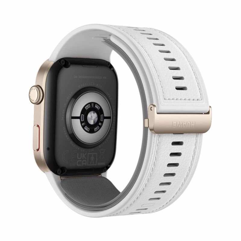 HUAWEI Watch D2 Gold Aluminum Alloy Case, White Strap HW-LUCA-B10L-GOLD-image 2