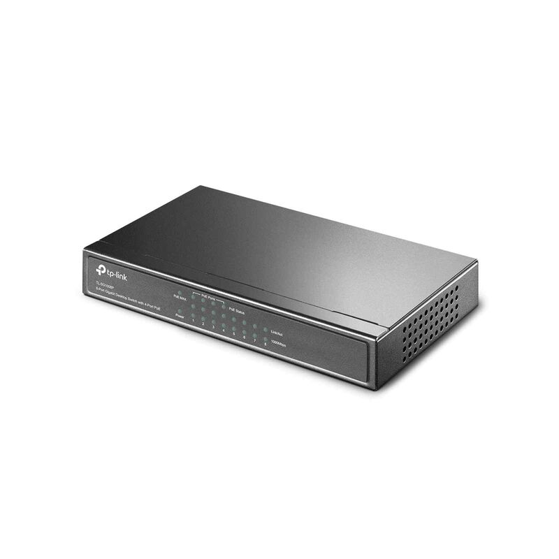 TP LINK 8-port Gigabit Desktop Poe Switch, 8 Gigabit Rj45 Ports Including 4 Poe Ports, 802.3af, 55w Poe Powe TL-SG1008P-image 3