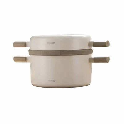 LA GOURMET Shogun Omni Gourmet 24cm Beige Multi-function Ceramic Cookware Set LGSNOI434111