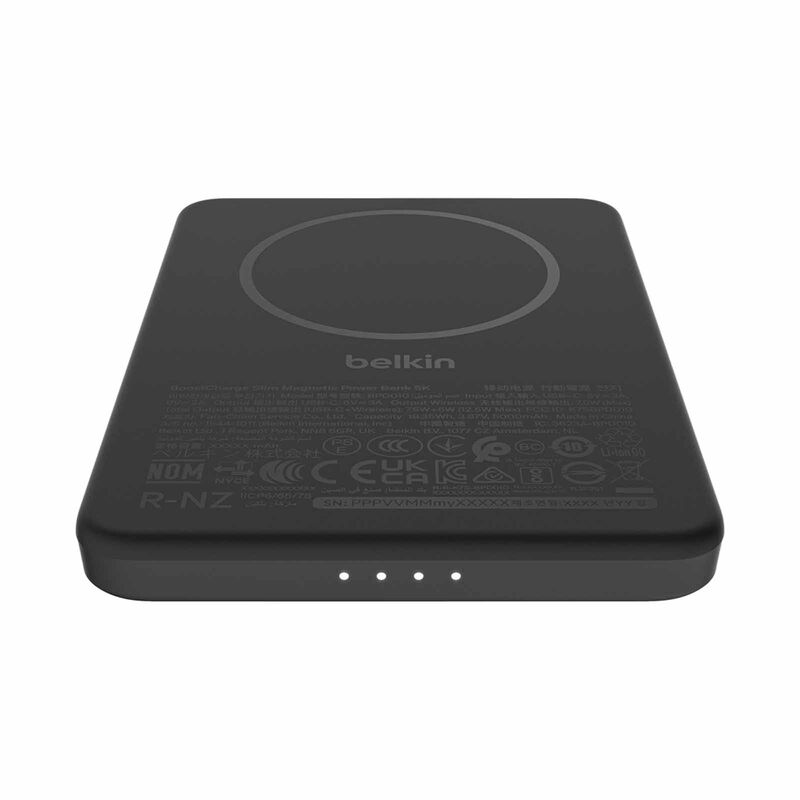 BELKIN Thin Magnetic Powerbank 5k Black BPD010FQBK-image 3