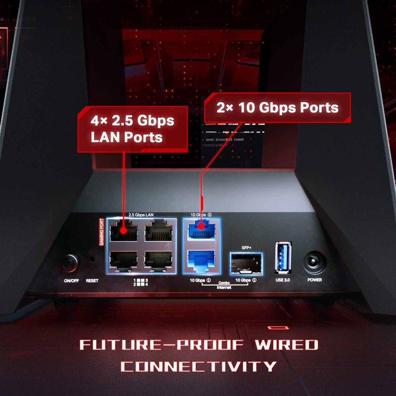 TP LINK Be19000 Tri-band Wi-fi 7 Gaming Router ARCHER GE800-image 10