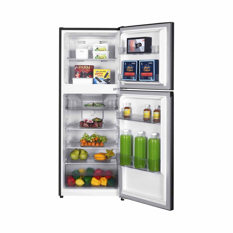 SHARP 2 Door Top Mounted Fridge - Night Gray (197l) SJ-RF20E-G-image 3