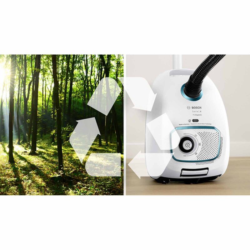 BOSCH Bagged Vacuum Cleaner (600w) - White BGB41HYGGB-image 12