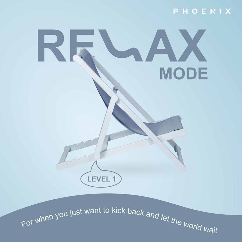 PHOENIX Nap Hammock Foldable Chair Blue Riveria NAP-image 7