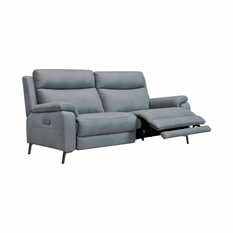 3rr Seater (fab) Mint Fabic Recliner Sofa NOVARA-image 3