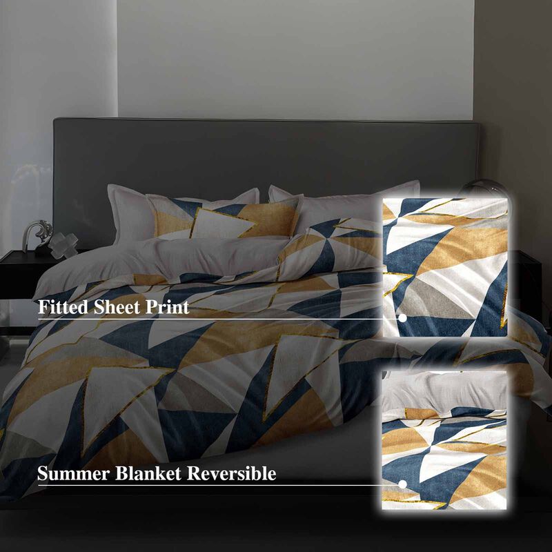 HILLCREST Hillcrest I Comfylux Printed 988tc I Clarity Queen Summer Blanket ( Oe ) 6835 I Q I SB I CLARITY-image 3