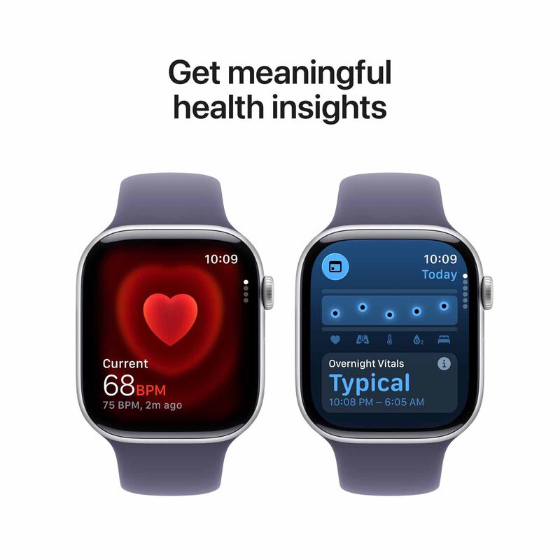 APPLE Watch Series 11 Gps 46mm Silver Aluminium Case With Purple Fog Sport Band - S/m MEV94X/A-image 7
