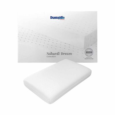 DUNLOPILLO Fresh Serenity Pillow - Soft - 100% Pure Natural Latex NATURAL DREAM
