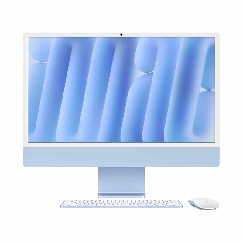 APPLE 24-inch Imac Apple M4 Chip With 8-core Cpu And 8-core Gpu, 16gb, 256gb Ssd - Blue MWUF3ZP/A-image 1