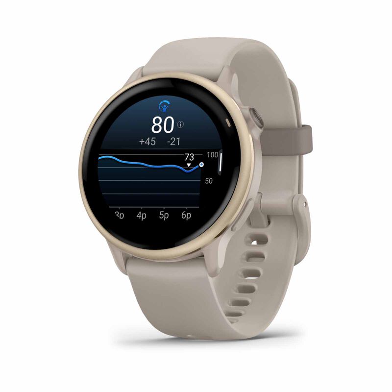 GARMIN Vivoactive 6 French Gray/paloma Cream Gold GM-010-02985-46-image 3