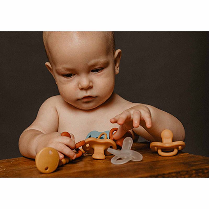SUAVINEX All Silicone Soother With Sx Pro Physiological Teat 0-6m - Colour Essence Brick Red (online) SMOOTHIE ULTRA LIGHT-image 5