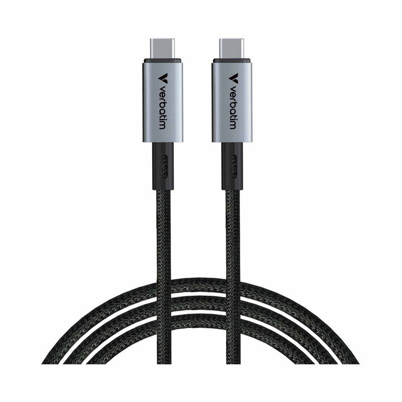VERBATIM Sync & Charge Usb C To Usb C 240w 40 Gbps120 Cm VM31847-image 1