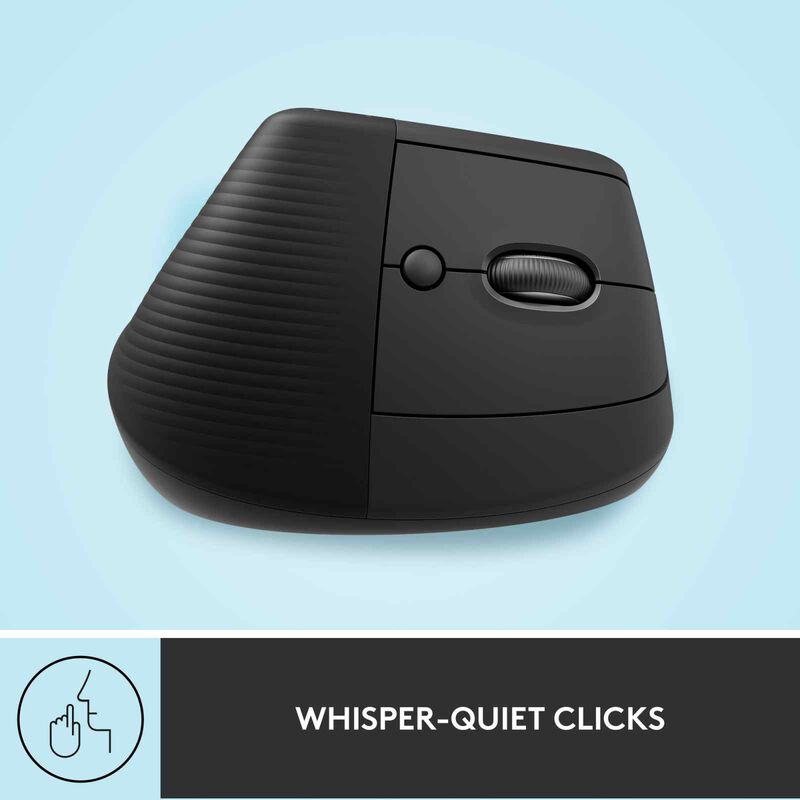 LOGITECH Logi Lift Vertical Ergonomic Mouse - Graphite (1y) 910-006479-image 5