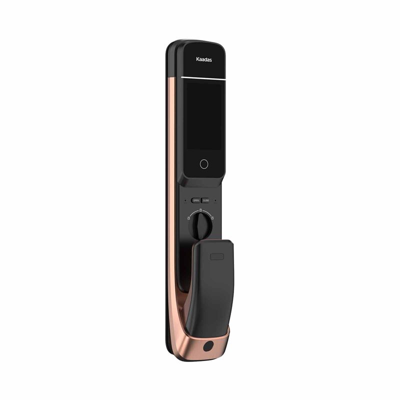 KAADAS Wifi Mortise Door Lock With 3d Face Recognition, Built-in Doorbell & Viewer K20 PRO MAX COPPER-image 6