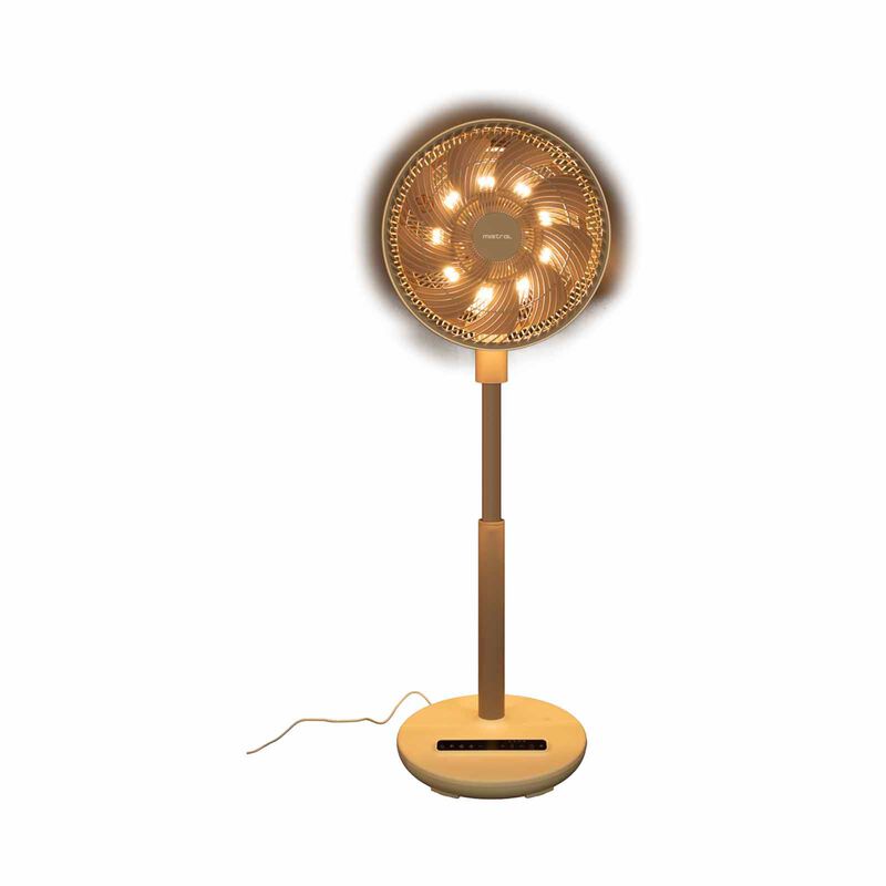 MISTRAL 12 In Dc High Velocity Moodlight Stand Fan W/remote Control MHV9123DR-ML-image 4