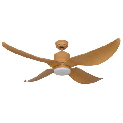 FANZTEC 52 In Dc Ceiling Fan With Led Light (pinewood) FTTWS1 LED (PINEWOOD)