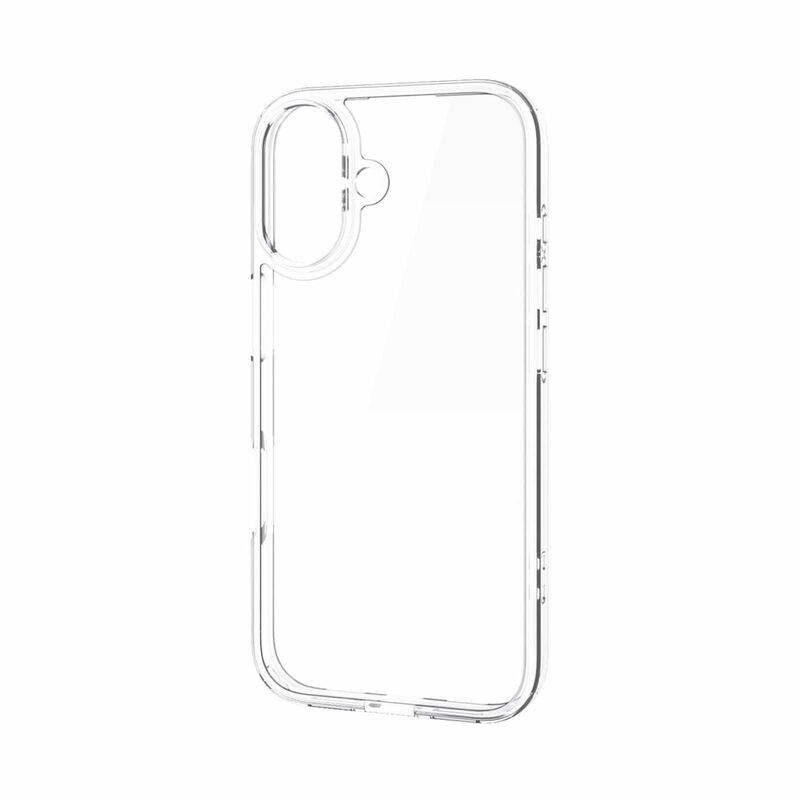 ELECOM Iphone 17 Hybrid Case Glass Standard With Metal Ring PM-A25AHVCG1CR-image 1