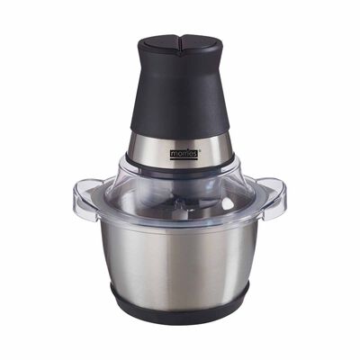 MORRIES Chopper Stainless Steel Bowl And 4 Stainless Steel Blades (1.0l) MS-726KTSS