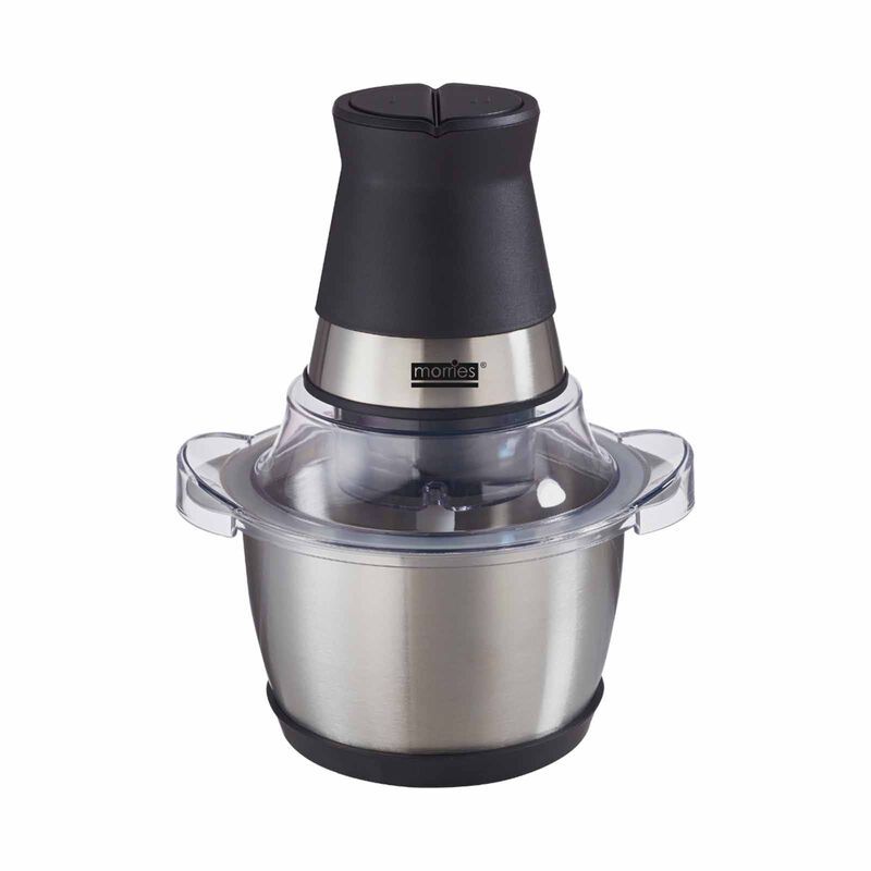 MORRIES Chopper Stainless Steel Bowl And 4 Stainless Steel Blades (1.0l) MS-726KTSS-image 1