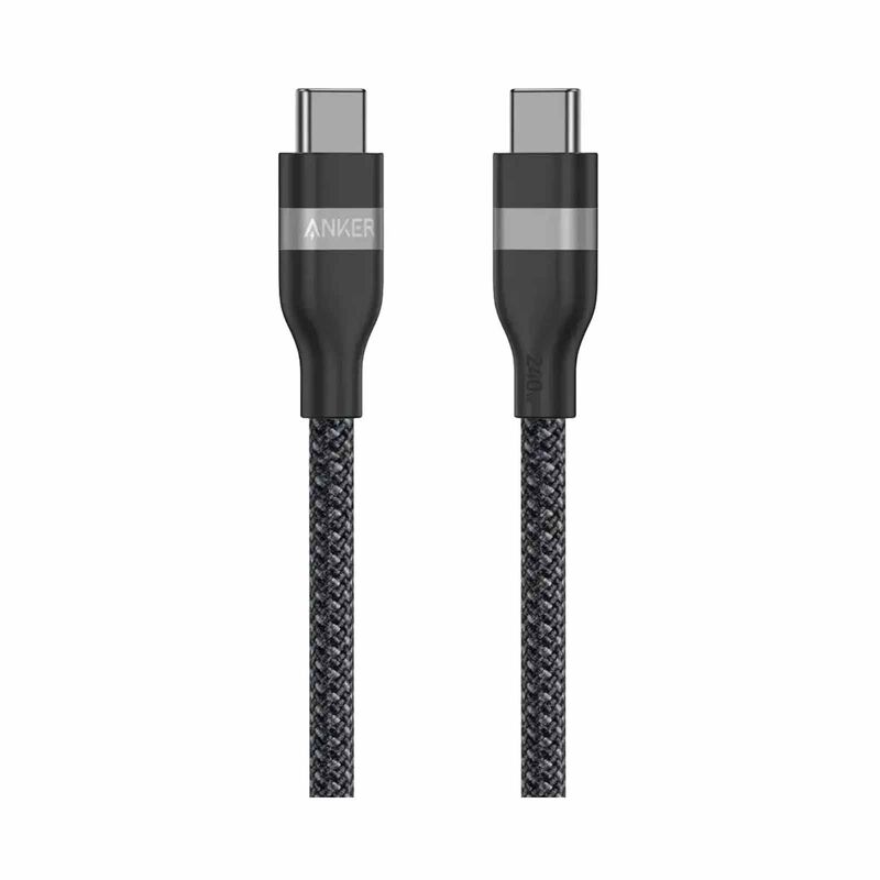 ANKER Upcycled-braided C To C Cable 3ft 240w Black A82E2H11-image 1