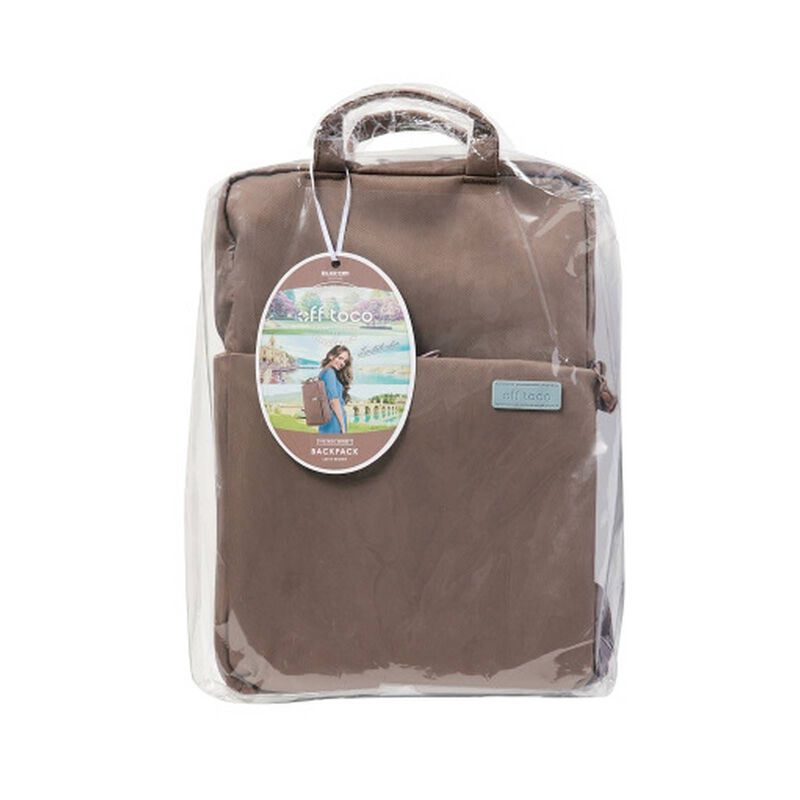 ELECOM Offtoco Pc Backpack 13.3' Brown BM-OF04BR-image 2