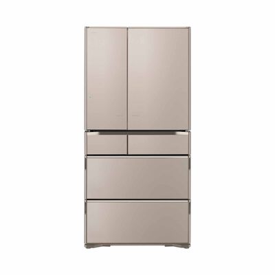 HITACHI 6 Door Fridge (729l) - Crystal Texture Champagne R-ZXC740WS-XTN