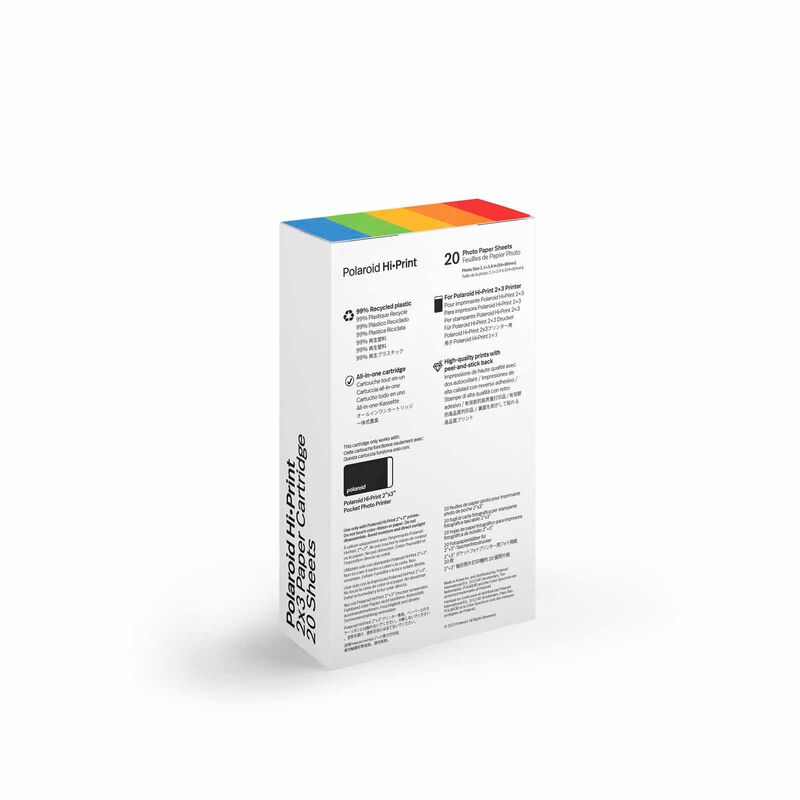 POLAROID Hi&middot;print 2&times;3 Paper Cartridge - 20 Sheets 006355-image 3