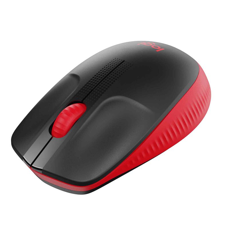 LOGITECH M190 Full-size Wireless Mouse Red 910-005915-image 1