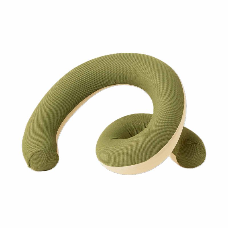 OTO Twistie U-shaped Neck Pillow - Green TW-009 - GREEN-image 2