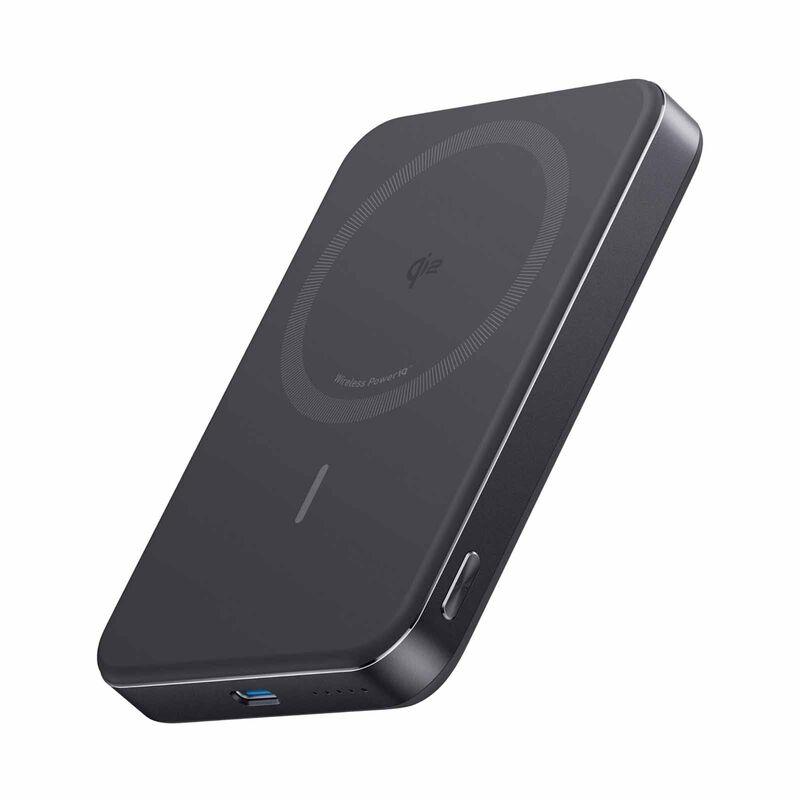 ANKER Maggo Powerbank Slim Qi2 10k Black A1664H11-image 1