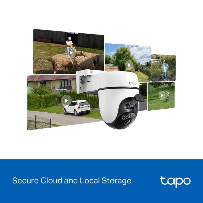 TP LINK Solar-powered Pan/tilt Security Camera Kit TAPO C630 KIT-image 8