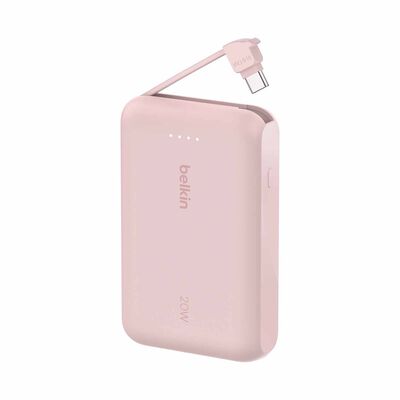 BELKIN Powerbank 10k W/ Cable Pink Pd 20w BPB021FQPK