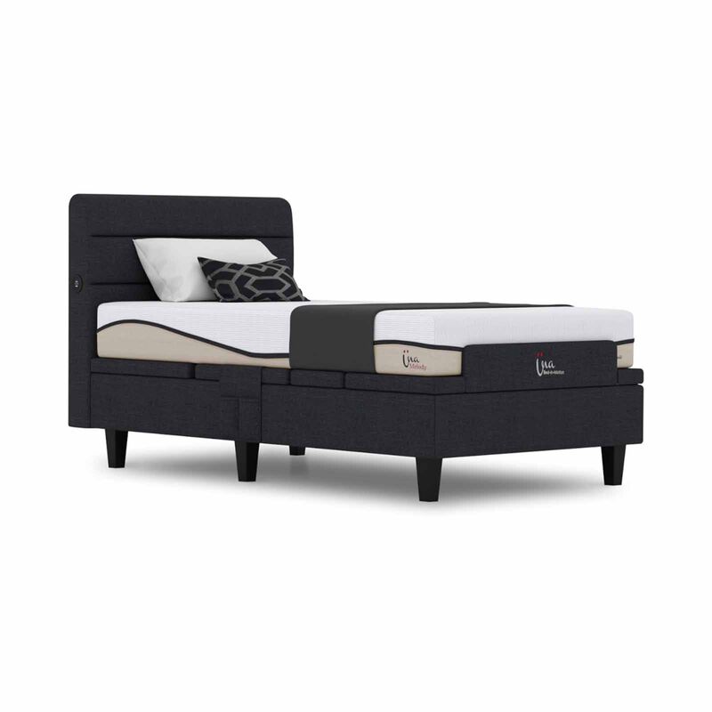 MAXCOIL Una Adjustable Bed + Melody Mattress Super Single Size UNA MOTORISED ADJUSTABLE BED + MELODY MATT-image 1