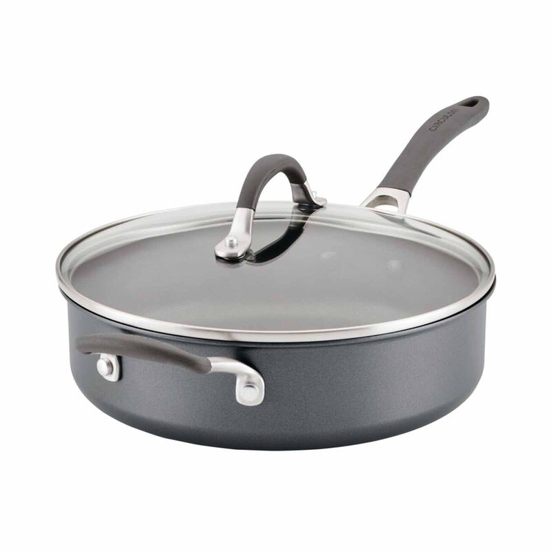 CIRCULON Scratchdefense A1 Nonstick 28cm/4.7l Covered Saute With Helper Handle 81835-image 1