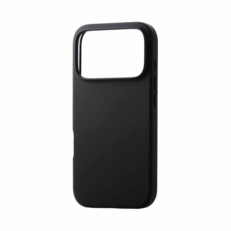 ELECOM Iphone 17 Pro Hybrid Case Silicone Color Type PM-A25CHVSCCBK-image 1