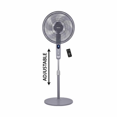 MISTRAL 16 In Dc Stand Fan With Remote Control(grey) MSF1612DR-GY
