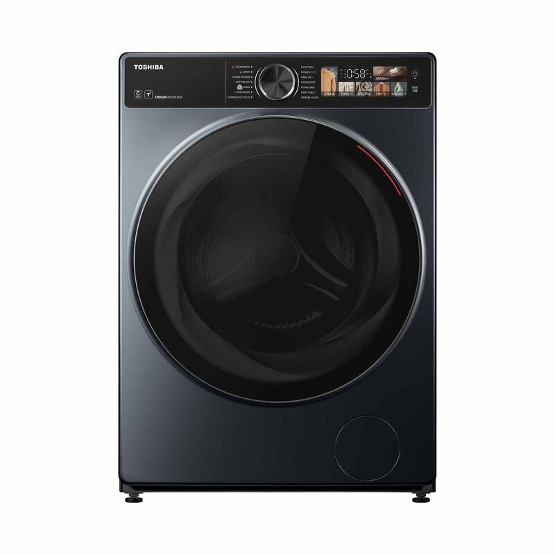 TOSHIBA Front Load Washer/dryer Combo (13kg/8kg) Morandi Grey TWD-T25BZP140MWS(MG)-image 1