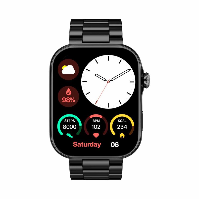 NOISE Colorfit Ultra 3 Smartwatch - Jet Black: Elite Edition WRB-SW-COLORFITULTRA3-MTL-BLK_BLK-image 1