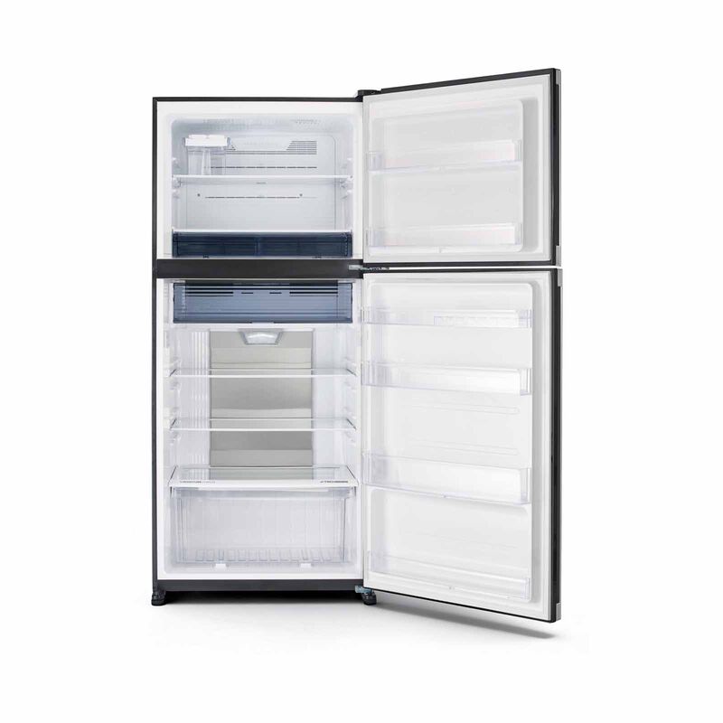 SHARP 2 Door Top Mount Fridge - Black (523l) SJ-PM51-BK-image 3