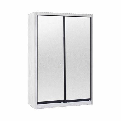 SMARTBOX 2 Door Sliding Wardrobe (grey-41) LUCCA